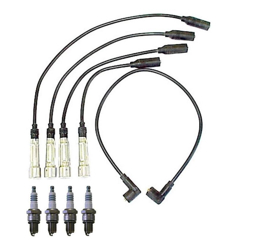 Audi VW Ignition Wire Kit (4 Pieces) 101000036AA - Denso